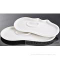 white color name french frosty fruit oval plate